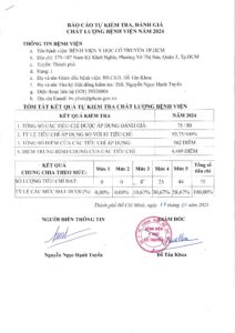 BAO CAO TU KIEM TRA DANH GIA CHAT LUONG BENH VIEN NAM 2024 pdf