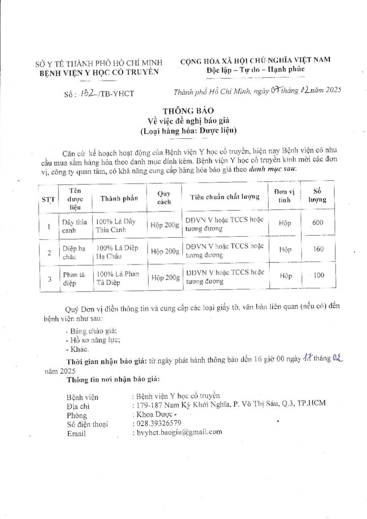 Thong bao bao gia duoc lieu 132TB YHCT pdf
